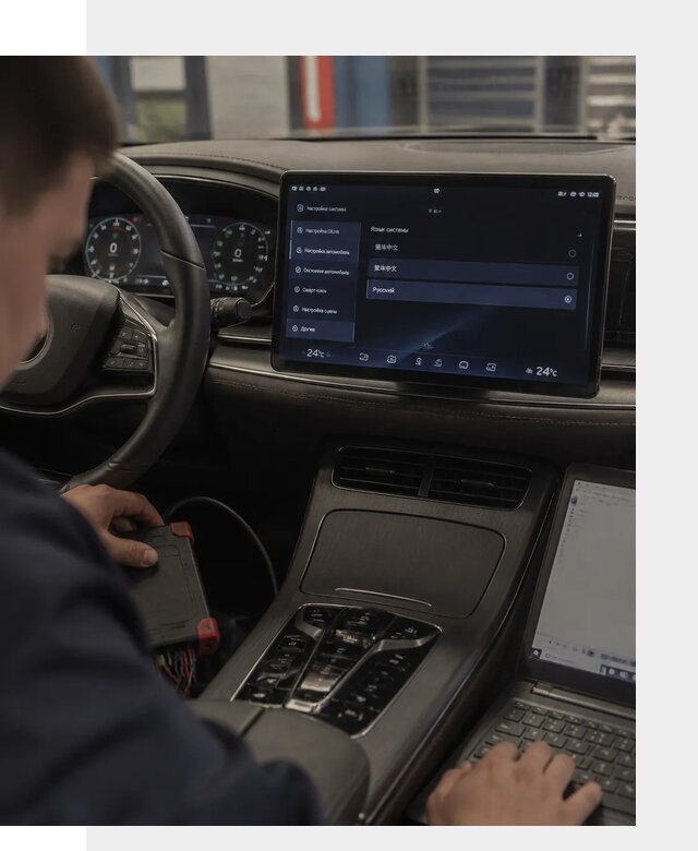 Русификация автомобиля BYD HAN для эксплуатации в Стерлитамаке